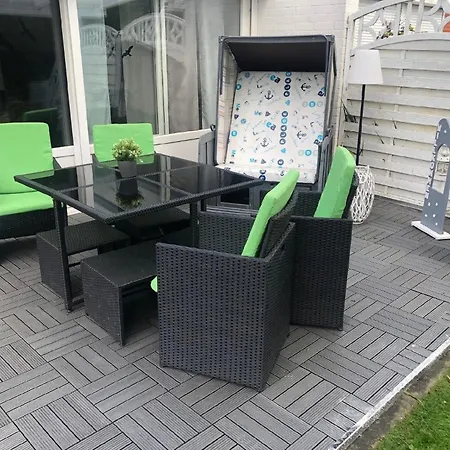 Tolles In Burhave Mit Grill, Terrasse Und Garten Prázdninový dům Butjadingen